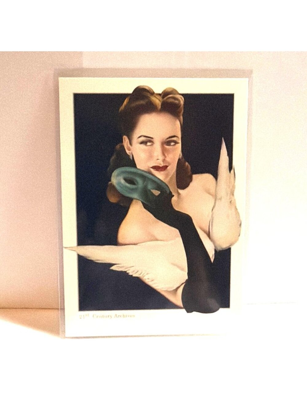 Vargas Girl Pinup Art Trading Card Jan 1941 Gatefold 1 21st Century Archive 1992